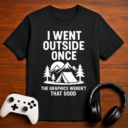 T-Shirt Lag Outside – Retro Gamer T-shirt