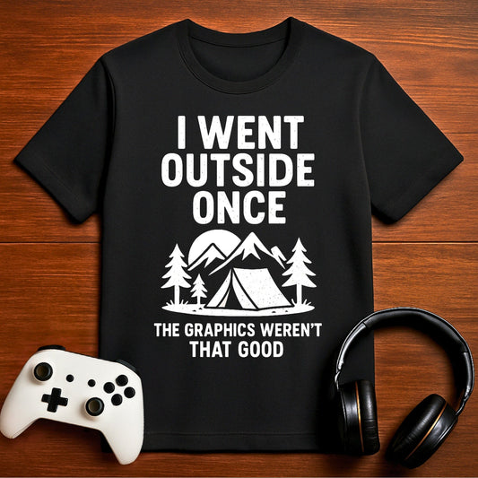 T-Shirt Lag Outside – Retro Gamer T-shirt