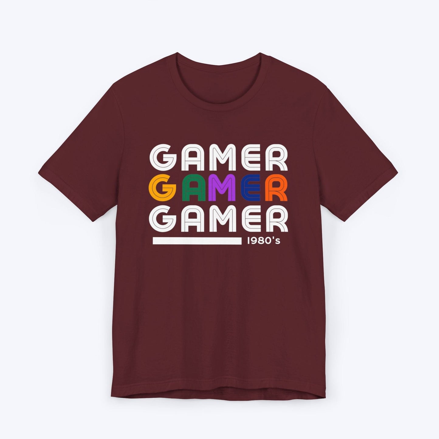 T-Shirt Maroon / S 80's Gamer Flashback T-shirt