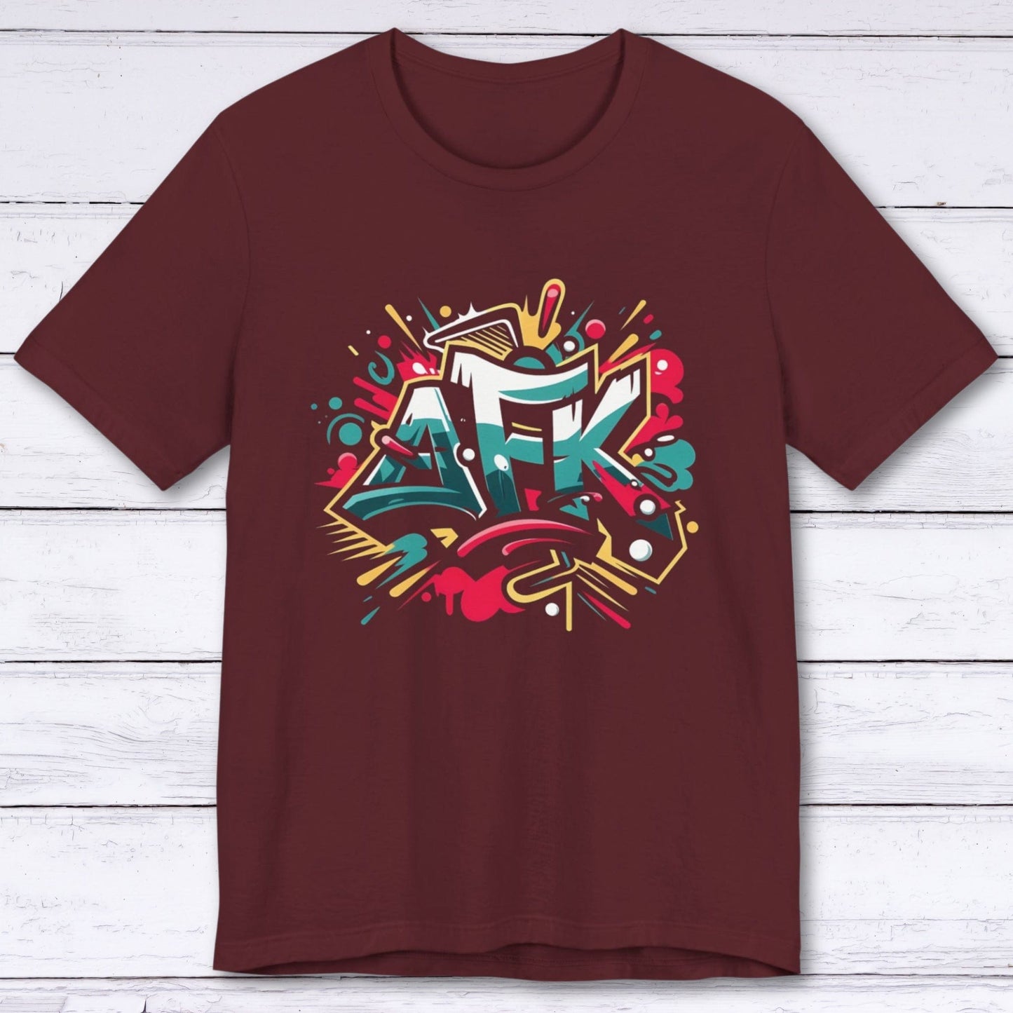 T-Shirt Maroon / S AFK: NYC City Streets Edition T-shirt