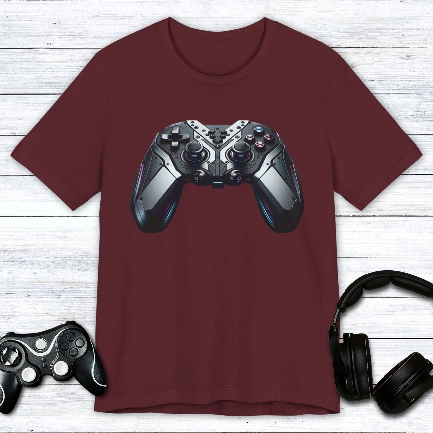 T-Shirt Maroon / S Alien Dreams Gaming Controller T-shirt