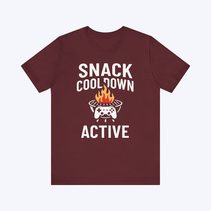 T-Shirt Maroon / S BBQ and Gaming T-shirt