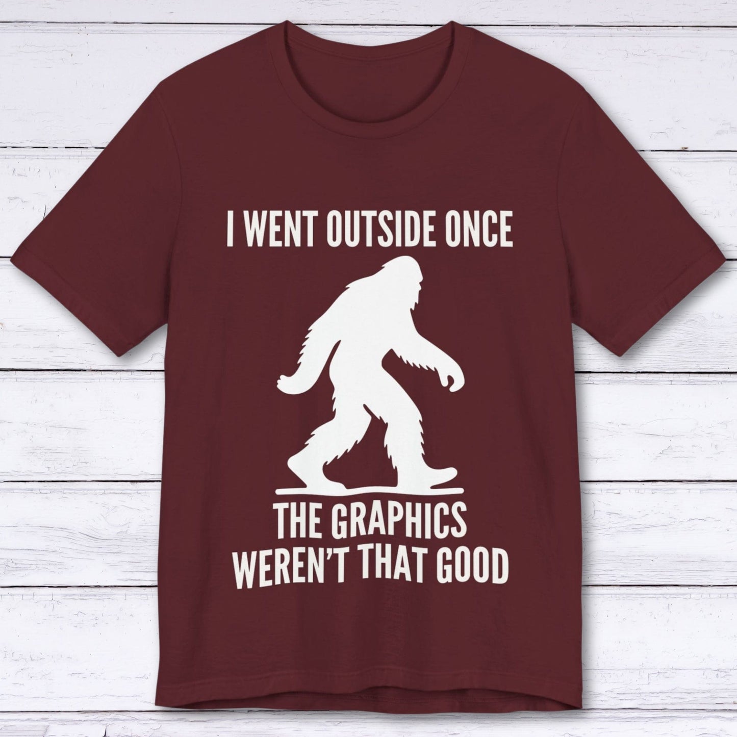 T-Shirt Maroon / S Bigfoot Gamer Review T-shirt