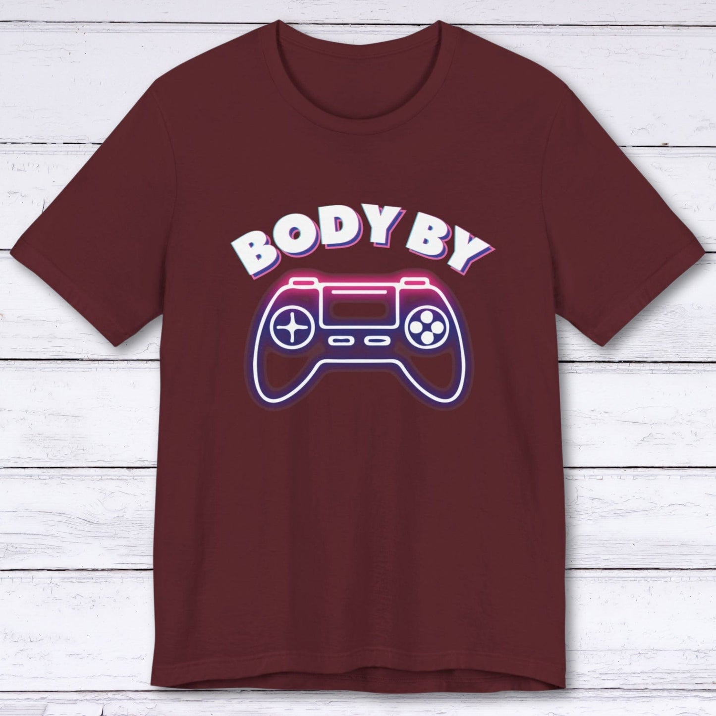 T-Shirt Maroon / S Body By Video Games T-shirt