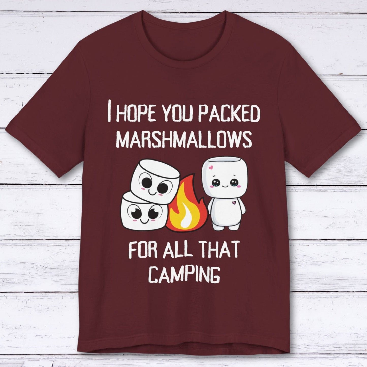 T-Shirt Maroon / S Campfire Gamer Alert T-shirt