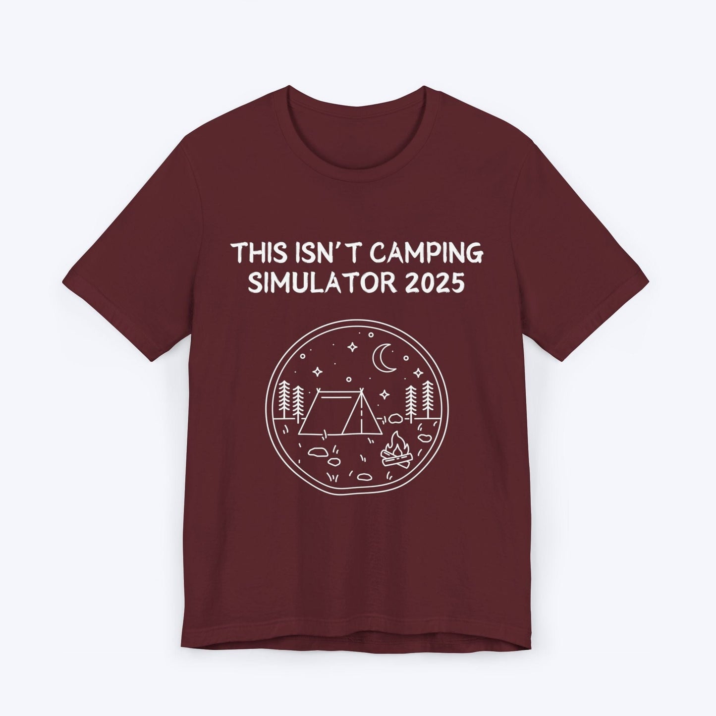 T-Shirt Maroon / S Camping Simulator "Gamer" T-shirt