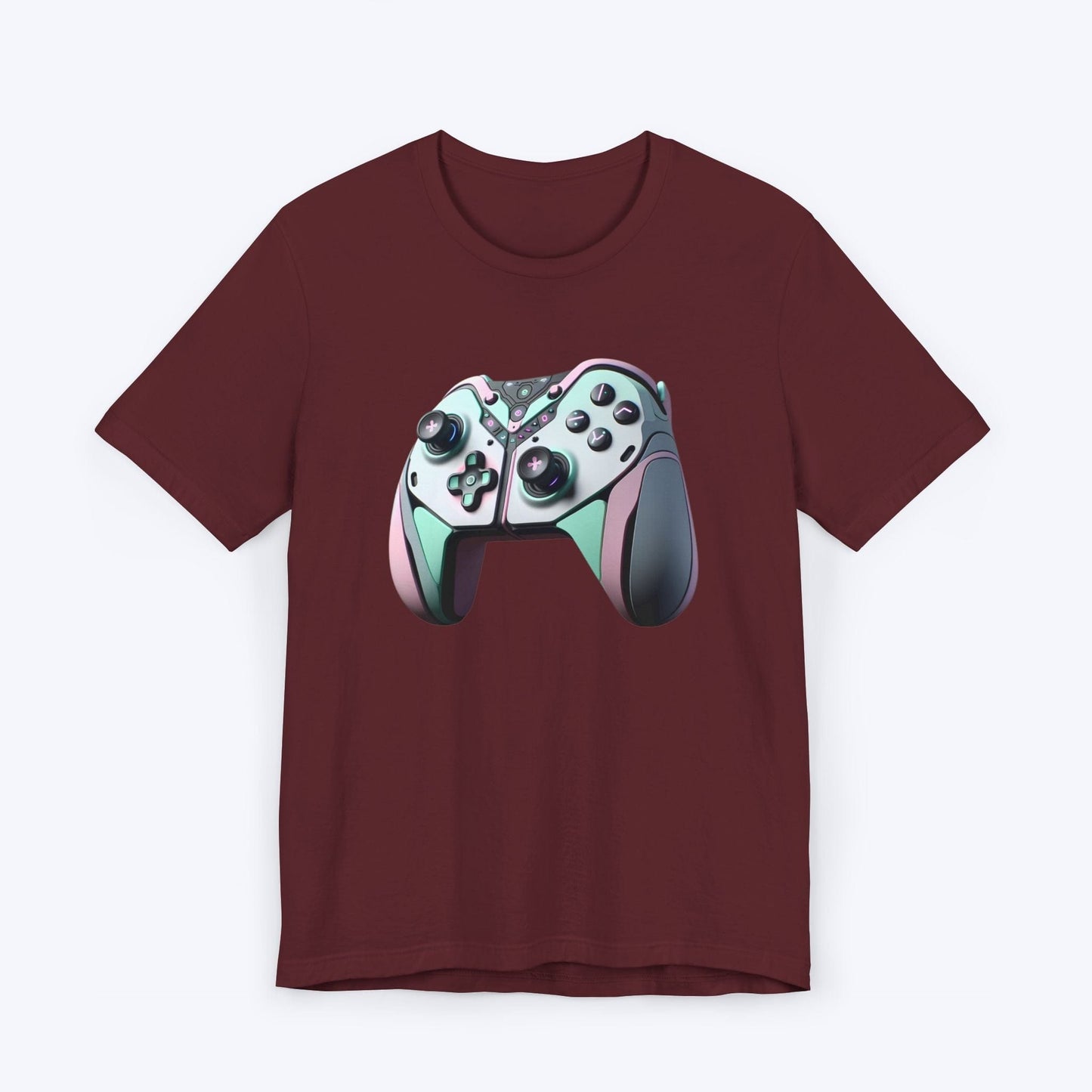 T-Shirt Maroon / S Distinct Future Gaming Controller T-shirt