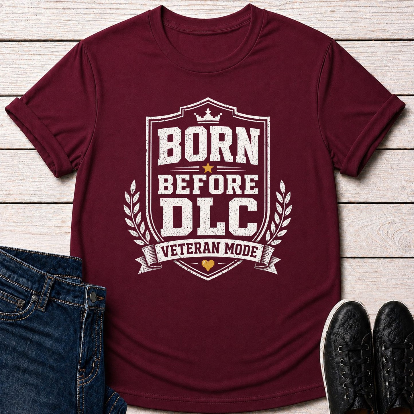 T-Shirt Maroon / S DLC Free T-shirt