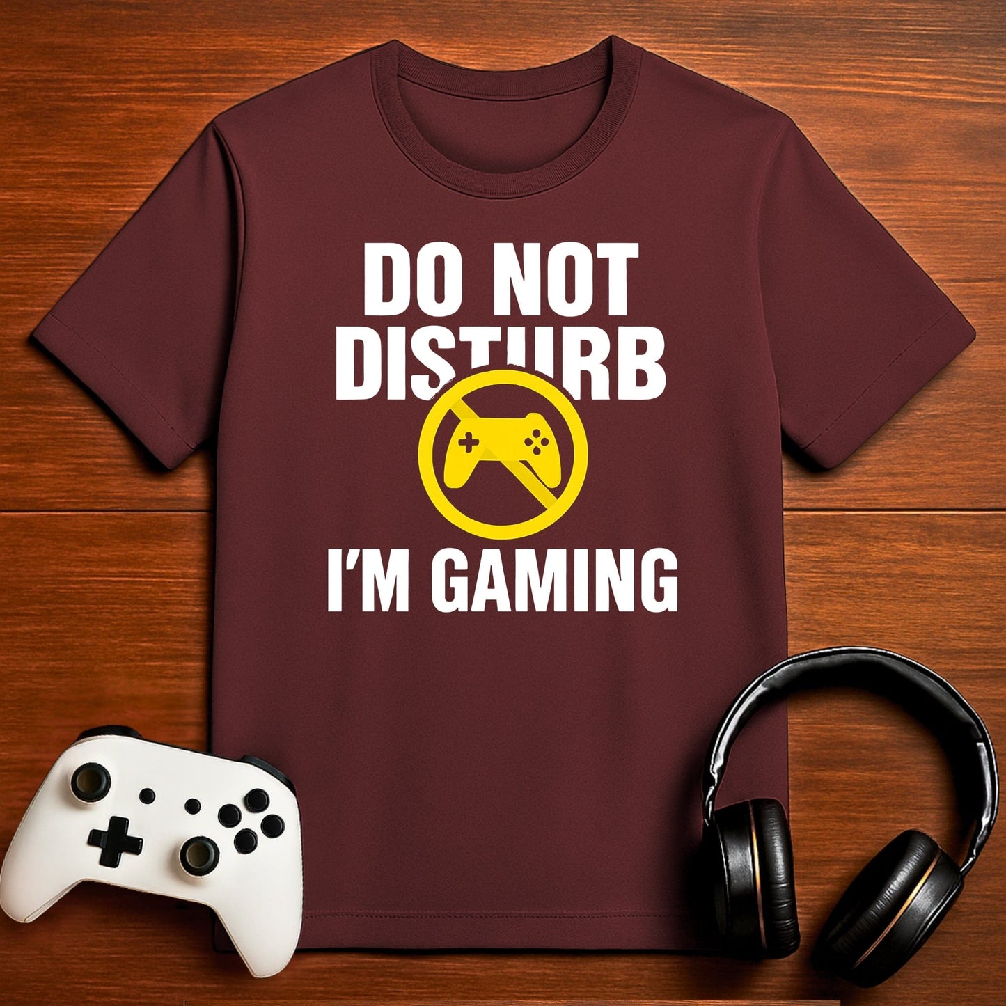 T-Shirt Maroon / S DND: Gaming In Progress T-shirt