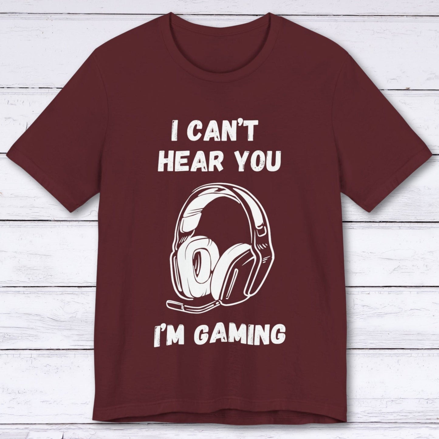 T-Shirt Maroon / S Do Not Disturb: Gamer at Play T-shirt