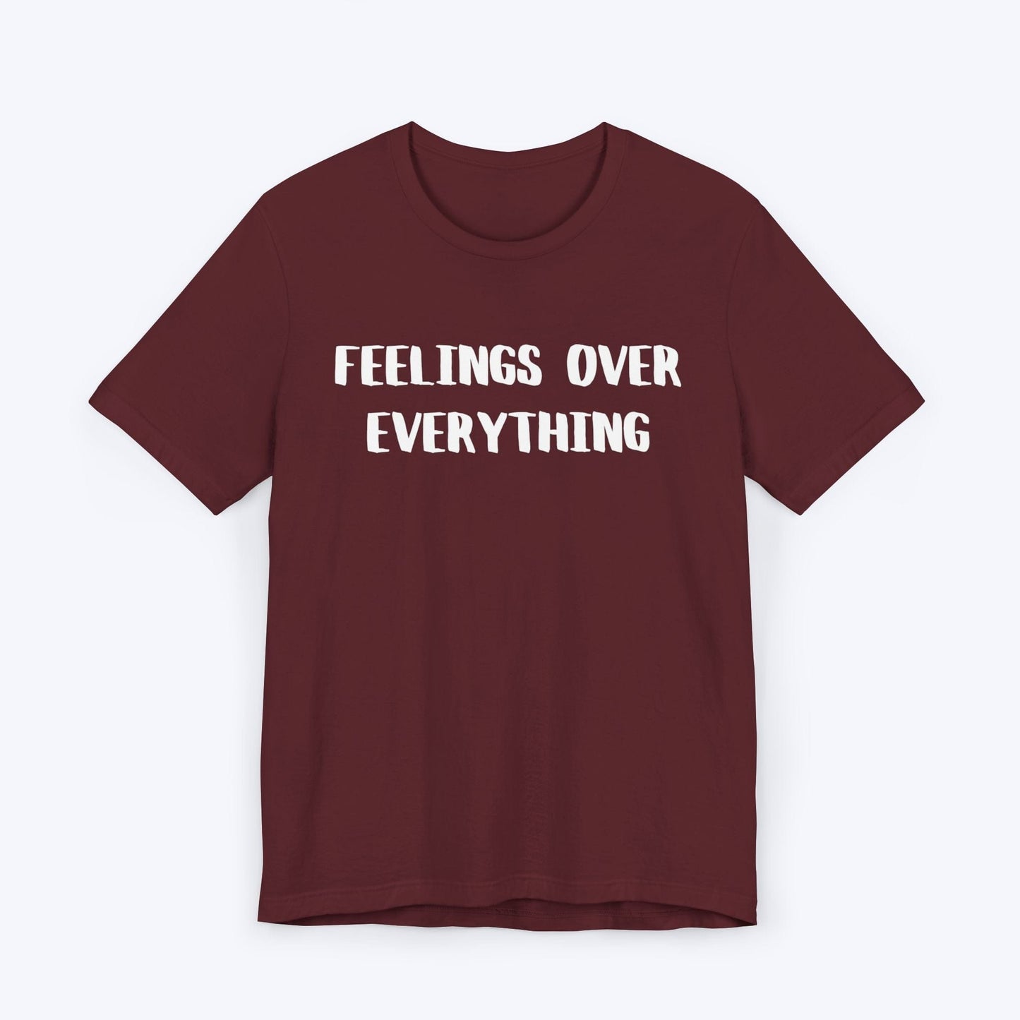 T-Shirt Maroon / S Feelings Over Everything "FOE" T-shirt