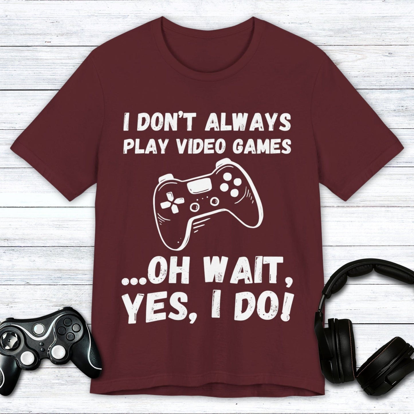 T-Shirt Maroon / S Forever Gamer T-shirt