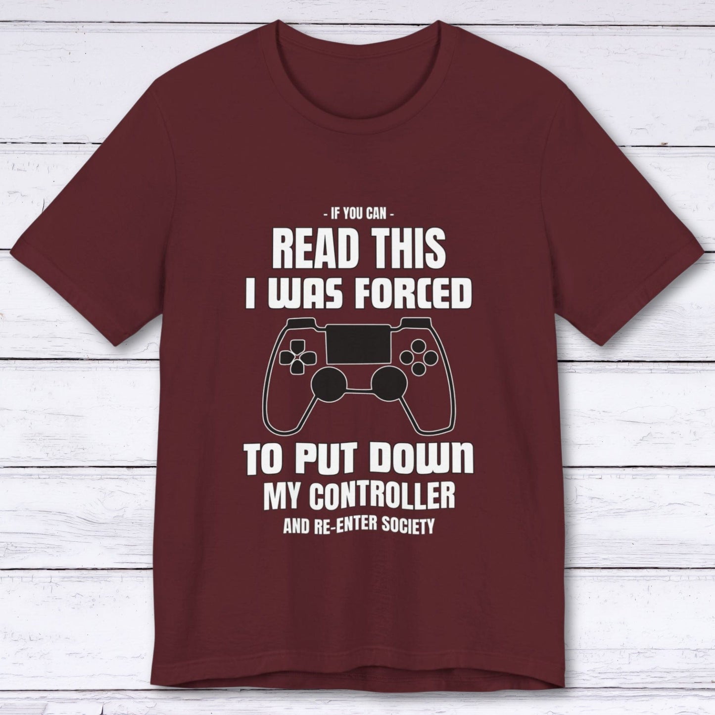 T-Shirt Maroon / S From Console to Society T-shirt