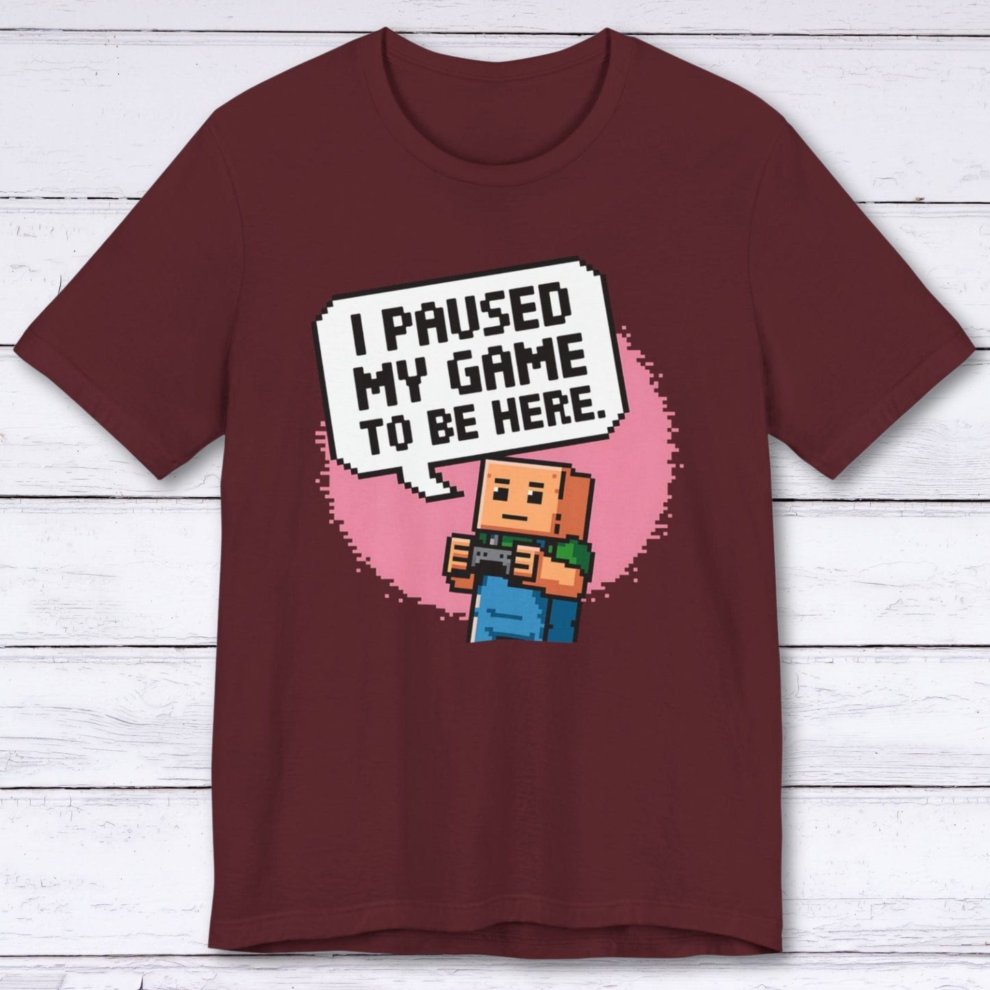 T-Shirt Maroon / S From Pixels to People T-shirt