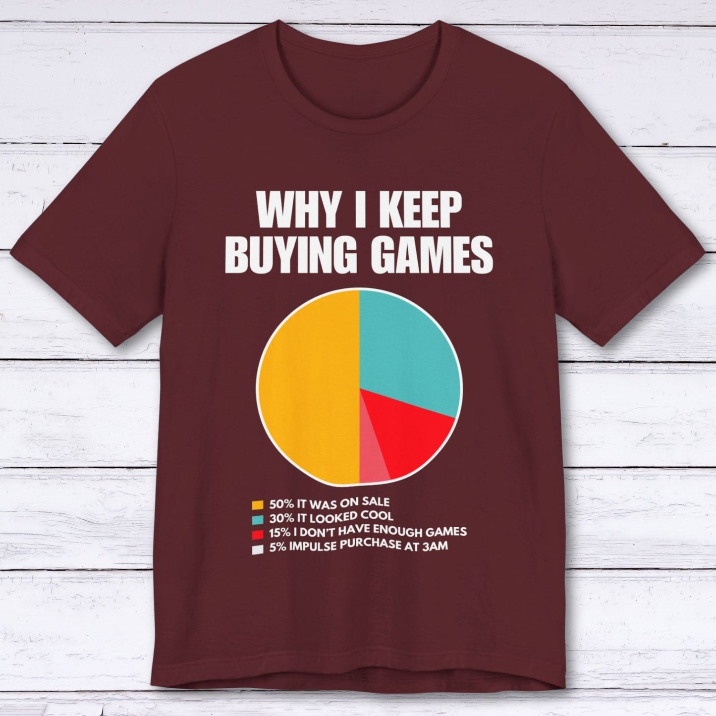 T-Shirt Maroon / S Game Collector T-shirt