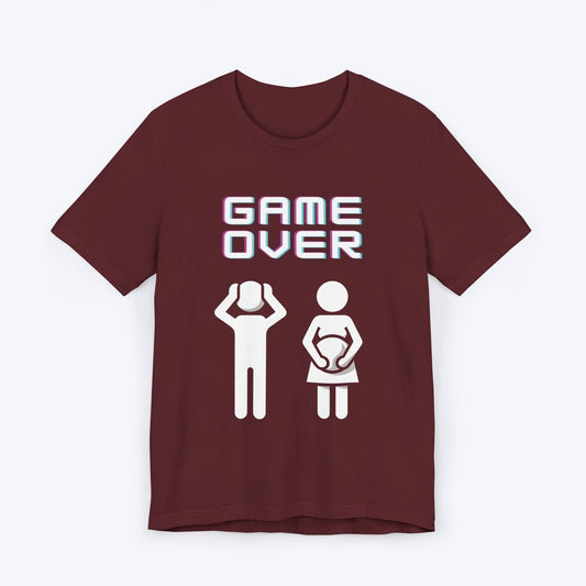 T-Shirt Maroon / S Game Over: New Player Loading T-shirt