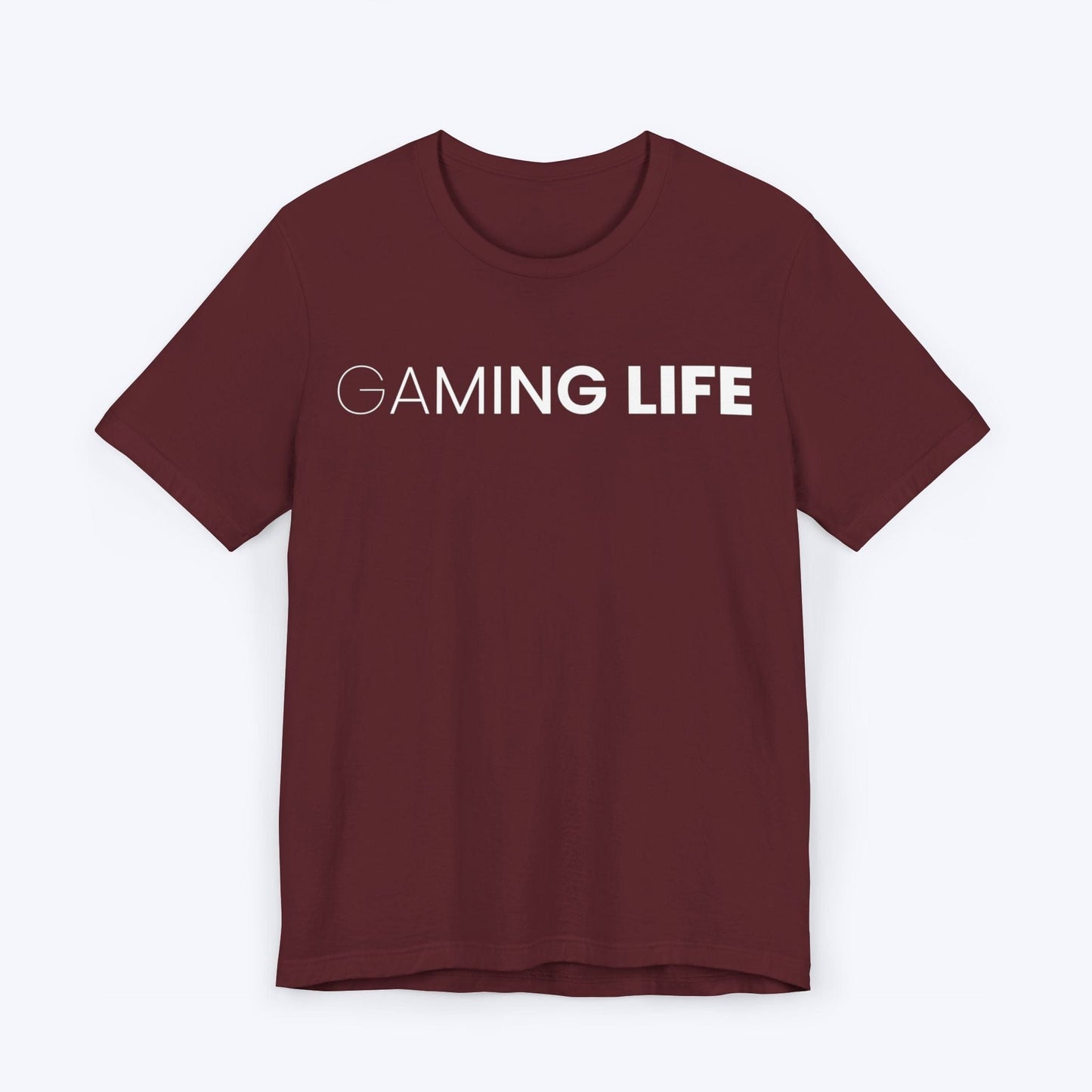 T-Shirt Maroon / S Gaming Life Evolution T-shirt