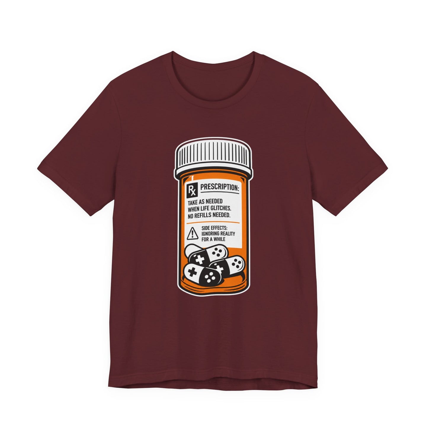 T-Shirt Maroon / S Gaming Prescription T-shirt