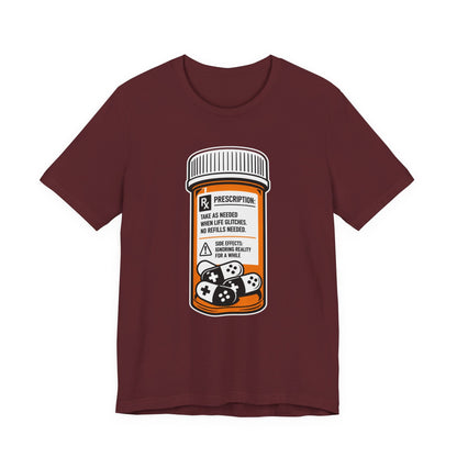 T-Shirt Maroon / S Gaming Prescription T-shirt