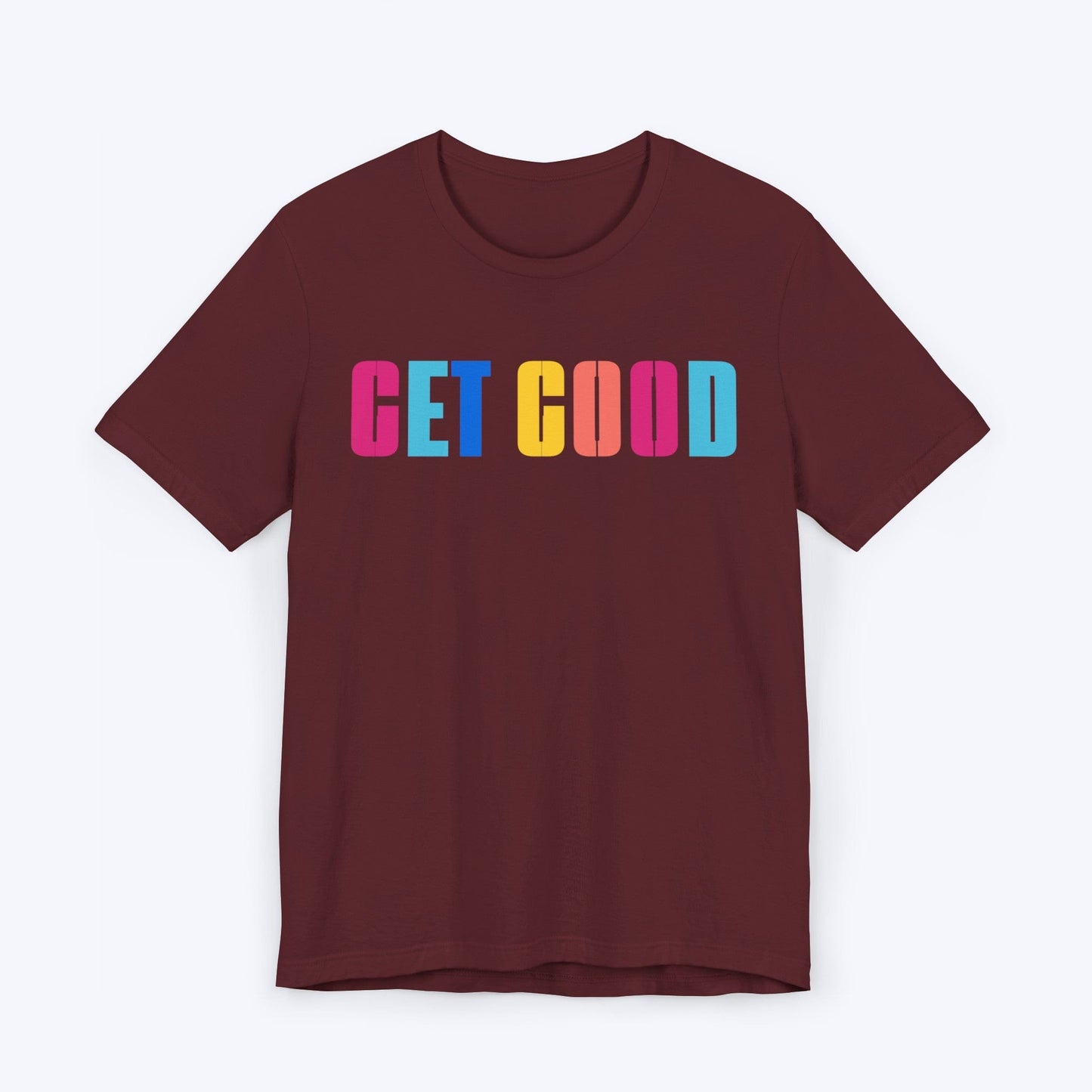 T-Shirt Maroon / S Get Good: Summer Vibes T-shirt