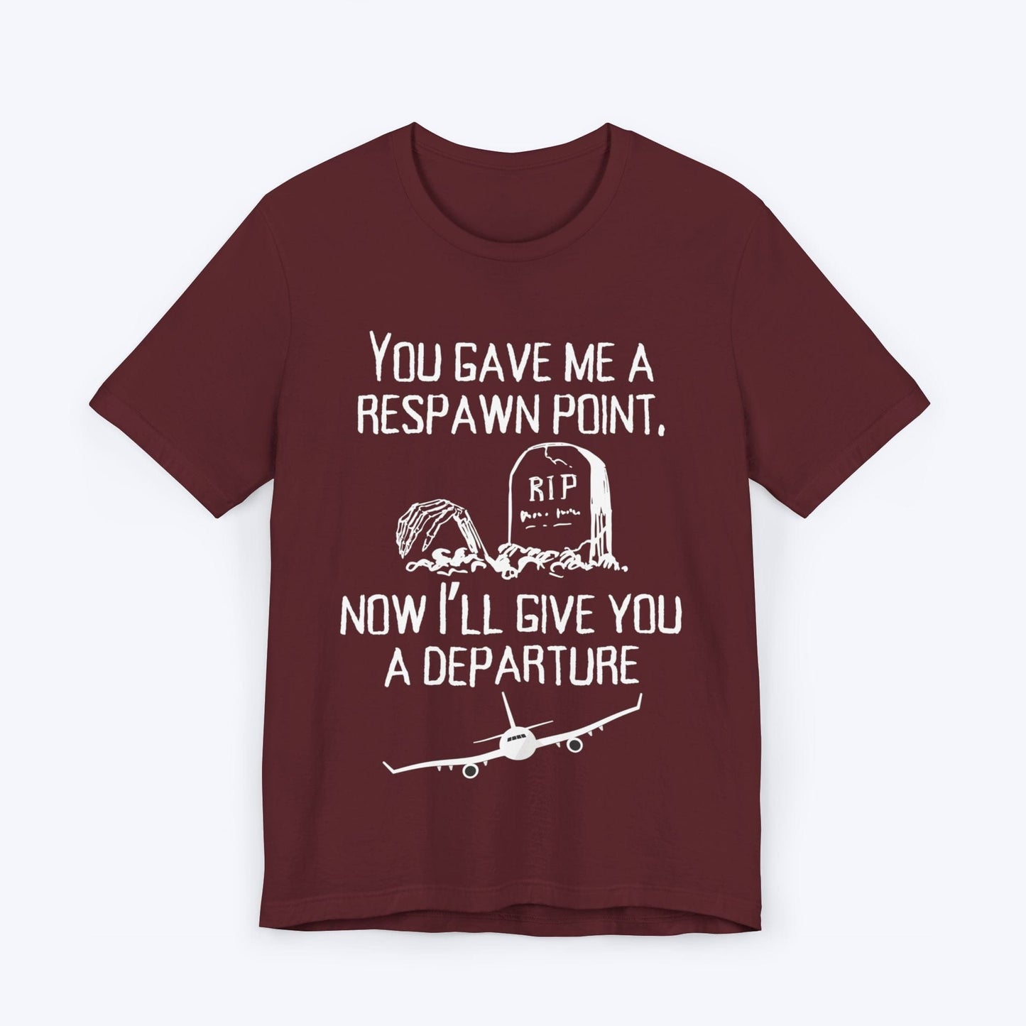 T-Shirt Maroon / S Giving You a Departure T-shirt