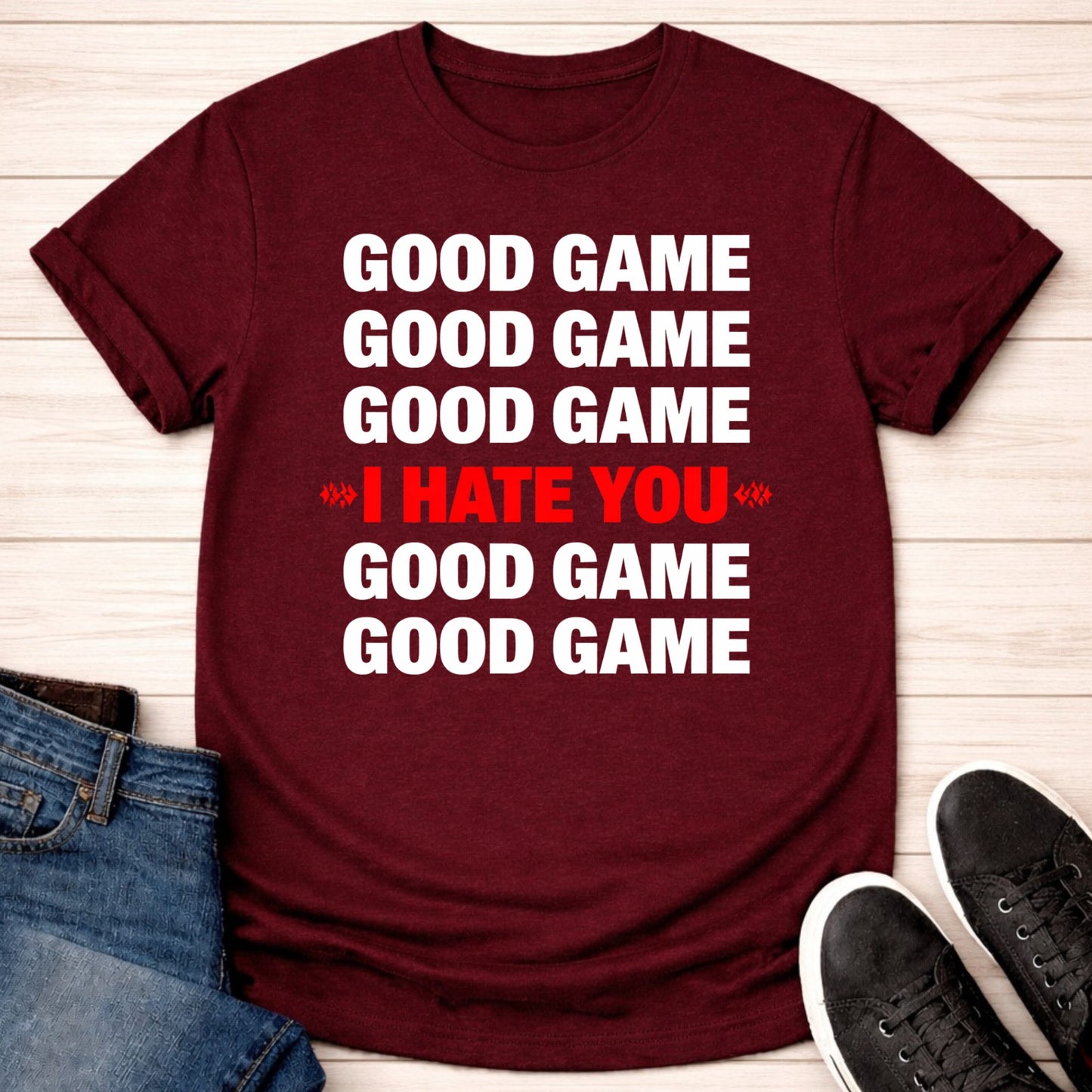 T-Shirt Maroon / S Good Game T-shirt