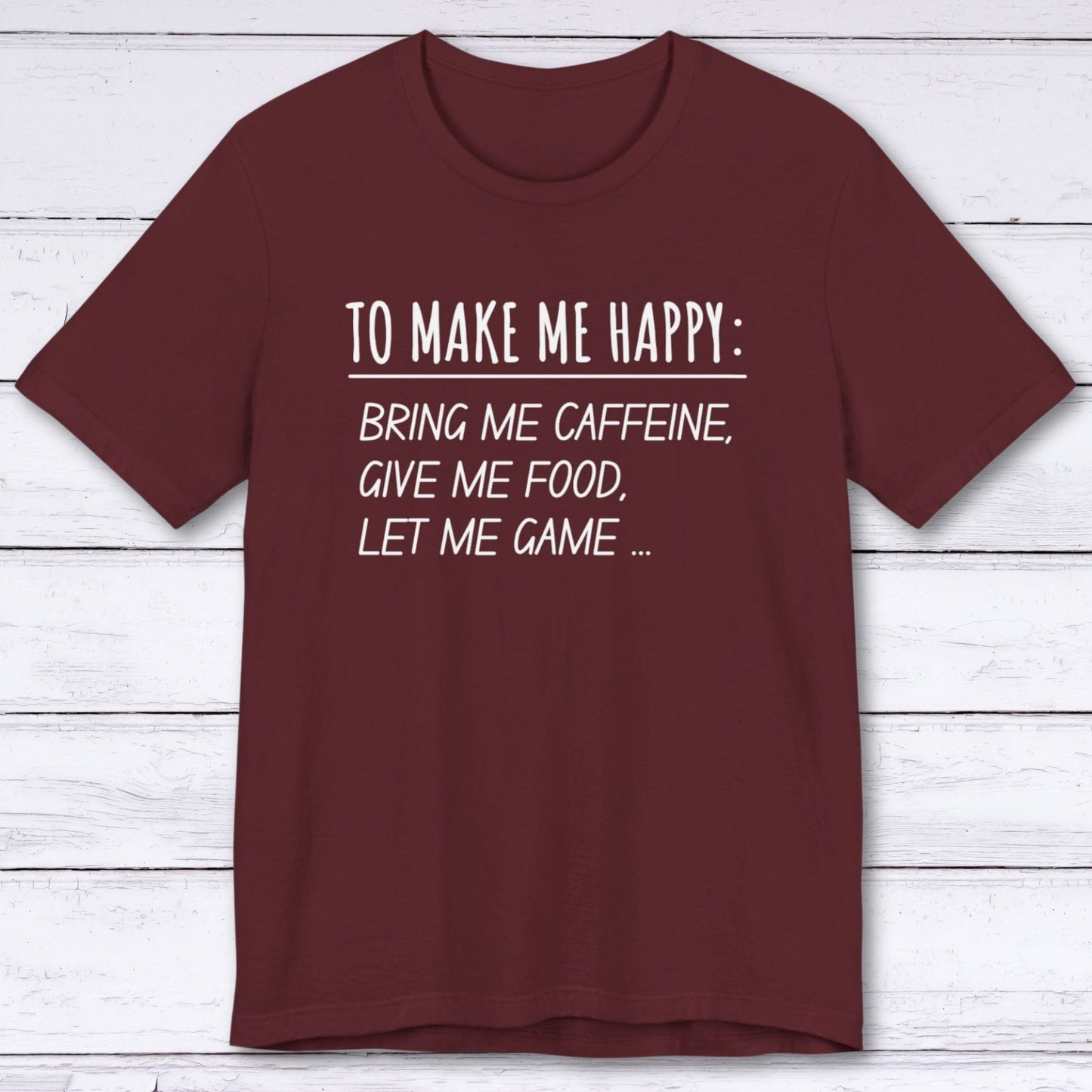 T-Shirt Maroon / S Happy Gamer T-shirt