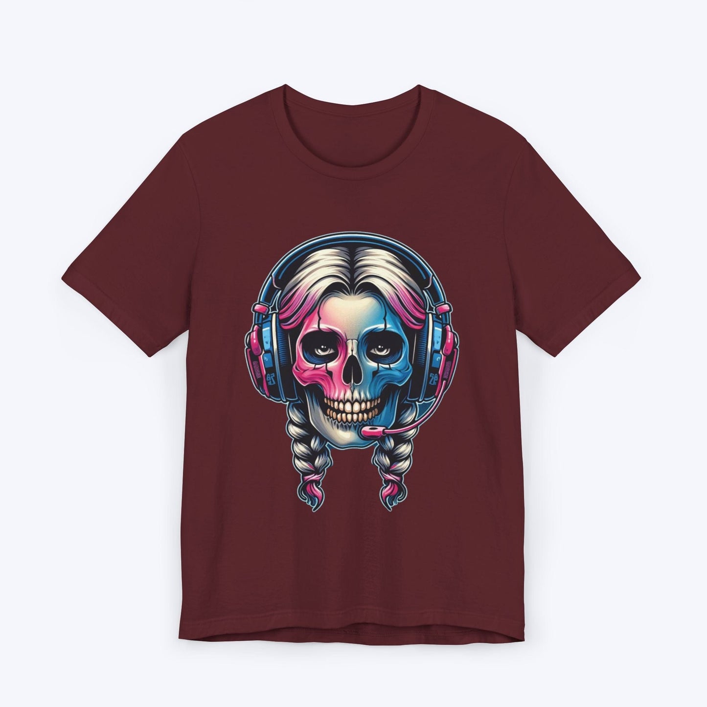 T-Shirt Maroon / S Headset Haunt: Queen of Games T-shirt