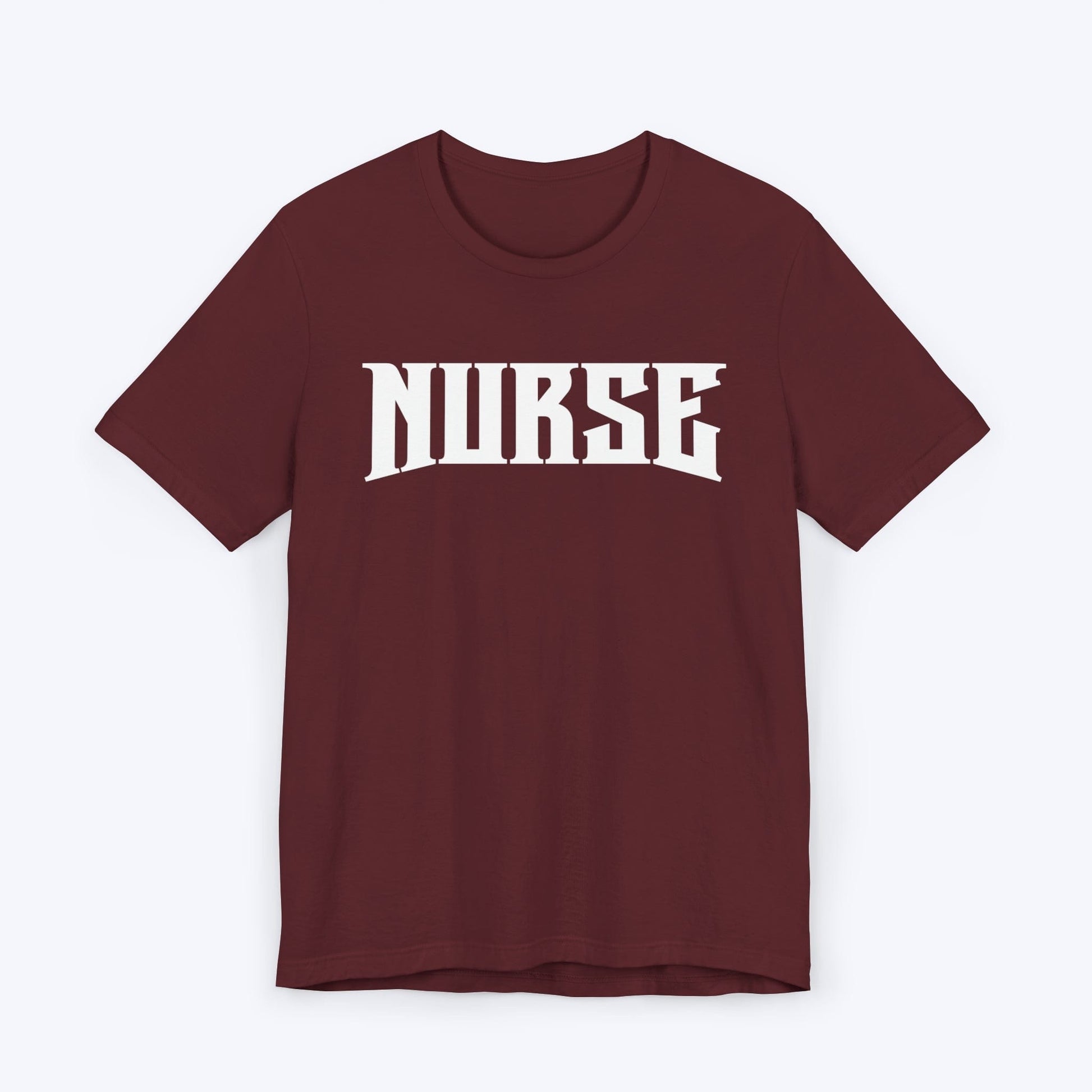 T-Shirt Maroon / S Heavy Metal Nurse T-shirt