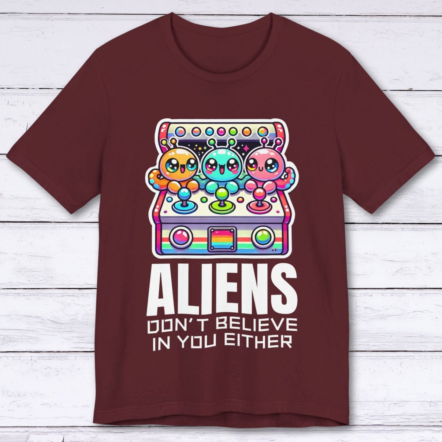 T-Shirt Maroon / S Humans Don't Exist T-shirt