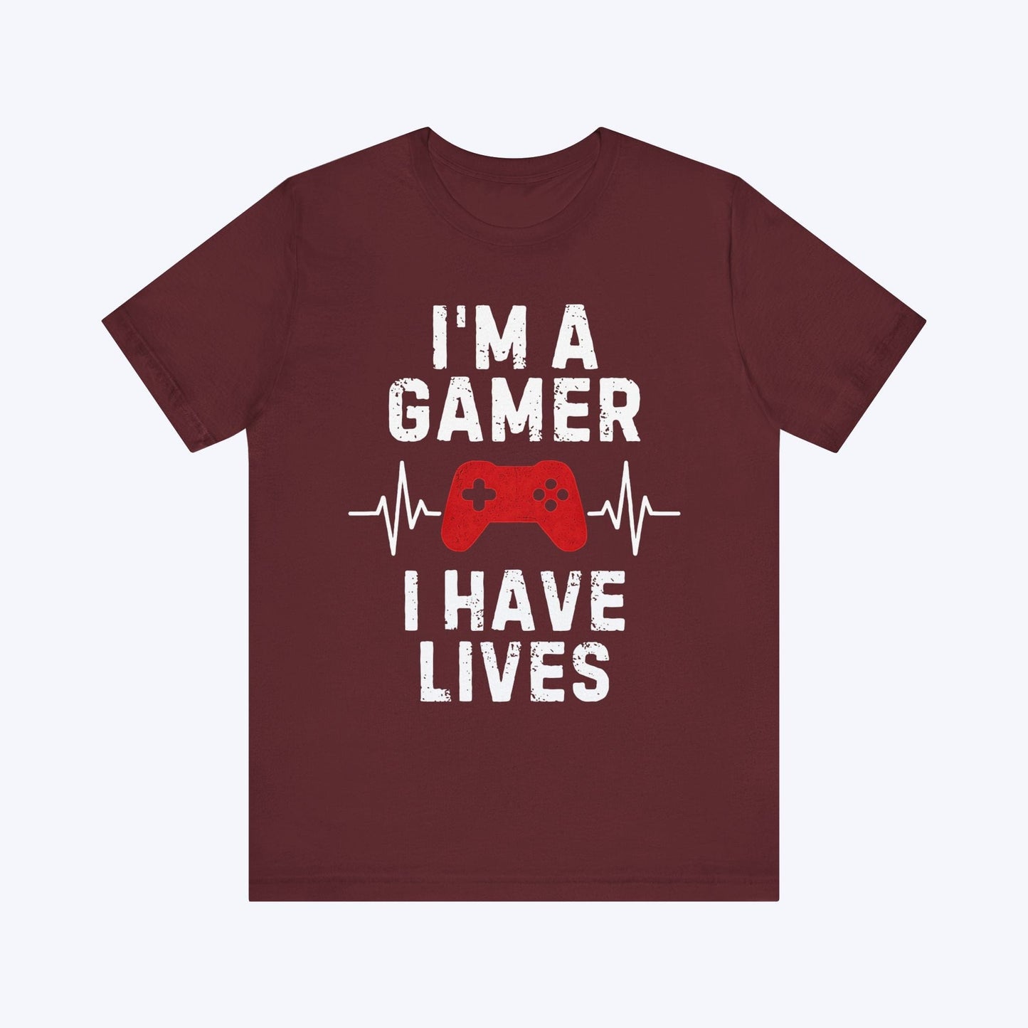 T-Shirt Maroon / S I Don’t Die—I Respawn T-shirt