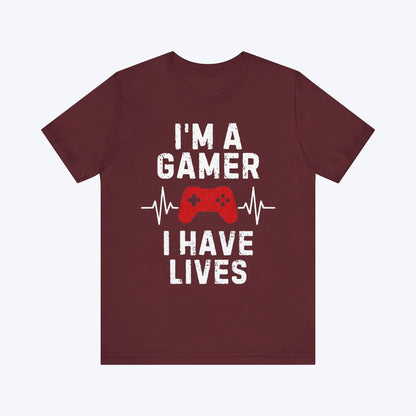 T-Shirt Maroon / S I Don’t Die—I Respawn T-shirt