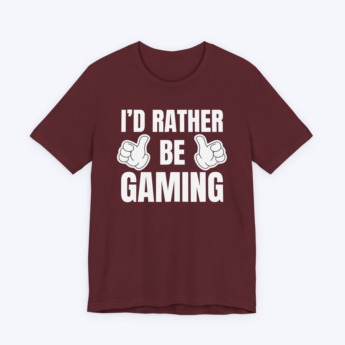 T-Shirt Maroon / S I Prefer Gaming T-shirt