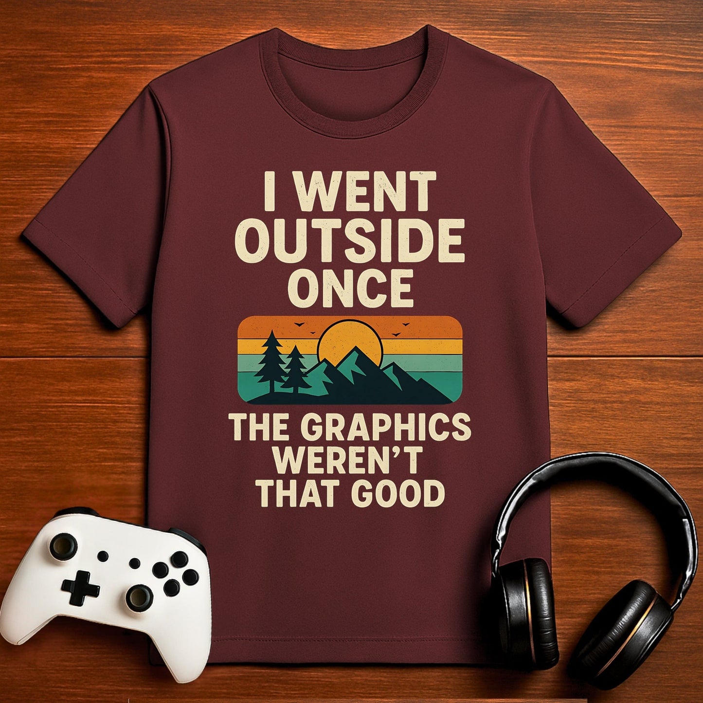 T-Shirt Maroon / S I Tried Nature T-shirt
