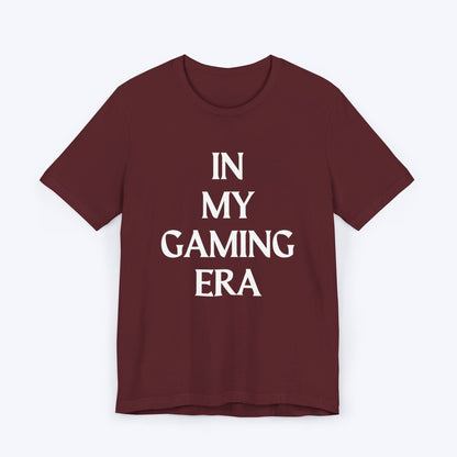 T-Shirt Maroon / S In My Gaming Era T-shirt