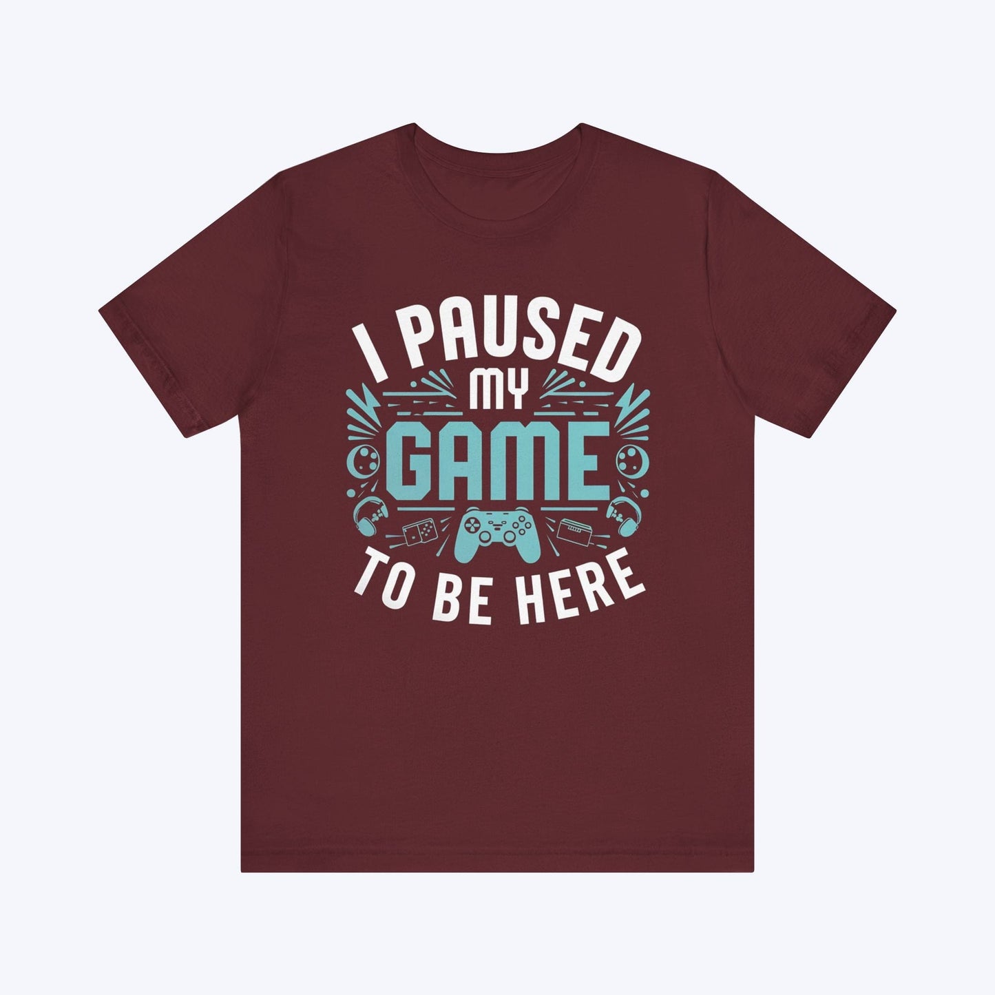 T-Shirt Maroon / S In Real Life, Reluctantly T-shirt