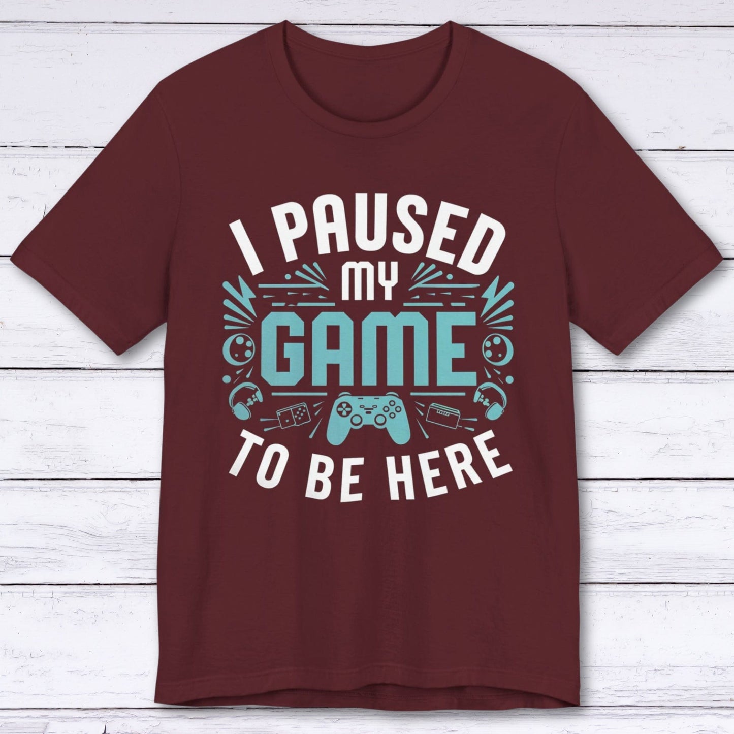 T-Shirt Maroon / S In Real Life, Reluctantly T-shirt