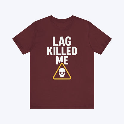 T-Shirt Maroon / S Lagged Out Mid-Fight T-shirt