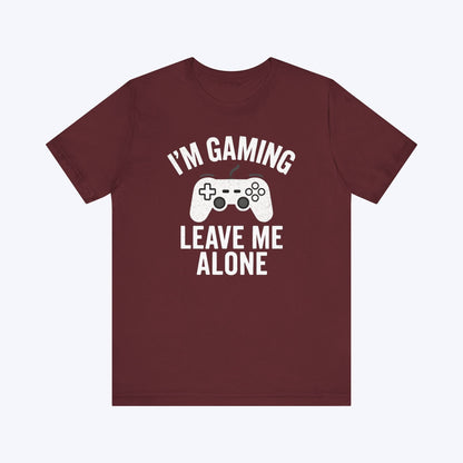 T-Shirt Maroon / S Leave Me Alone T-shirt