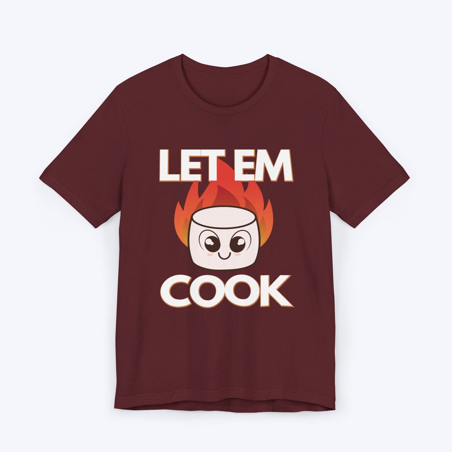 T-Shirt Maroon / S Let Em Cook Gamer T-shirt