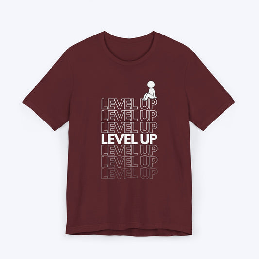 T-Shirt Maroon / S Level Up Gamer T-shirt
