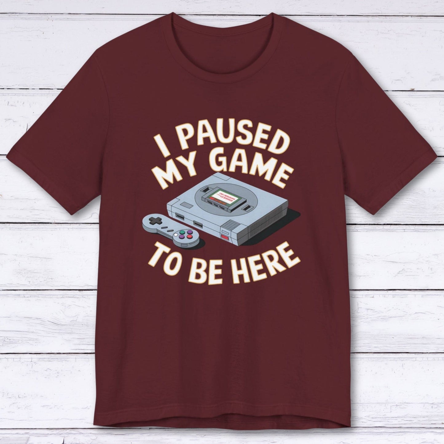 T-Shirt Maroon / S Life > Game (Temporarily) T-shirt