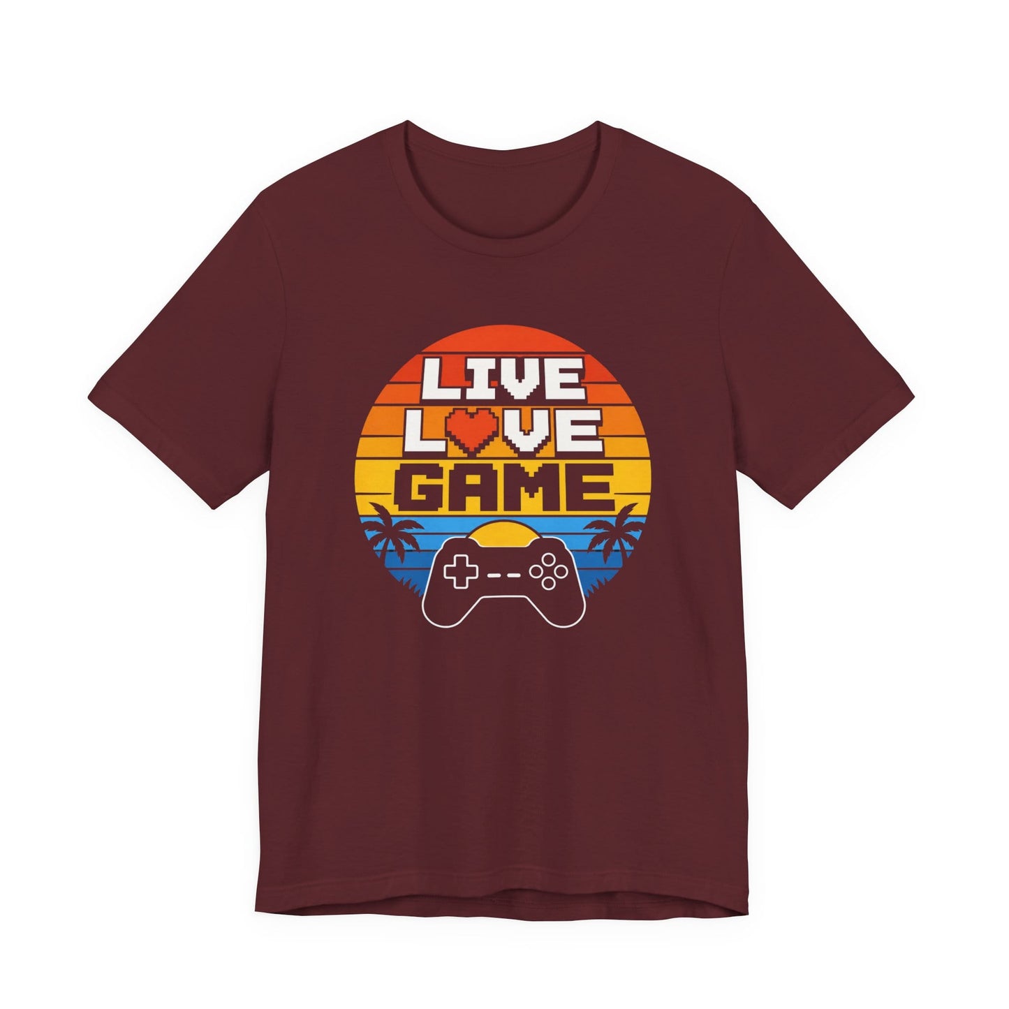T-Shirt Maroon / S Live Love Game T-shirt