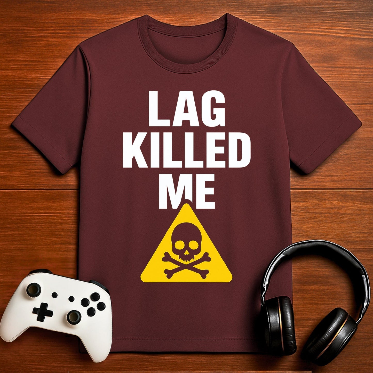 T-Shirt Maroon / S Lost to Ping T-shirt