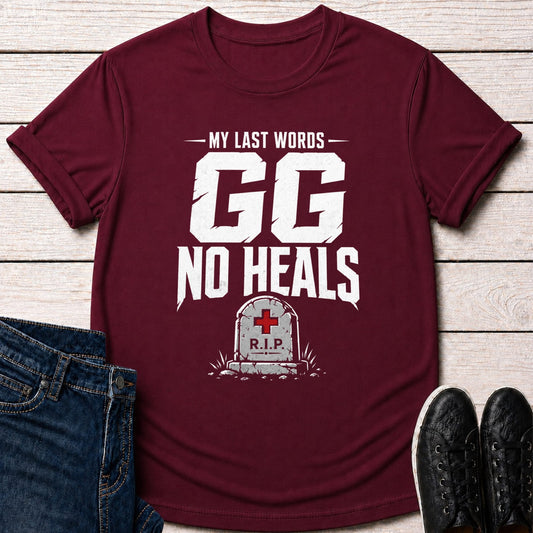 T-Shirt Maroon / S My Last Words T-shirt