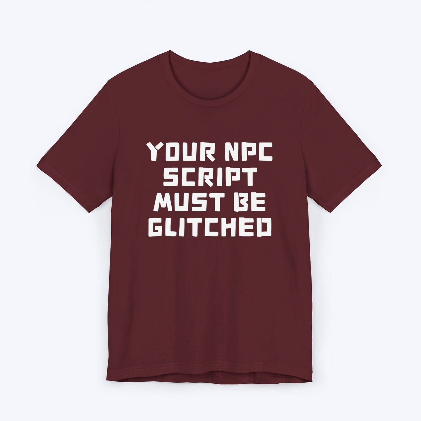 T-Shirt Maroon / S NPC Glitching "Gamer" T-shirt