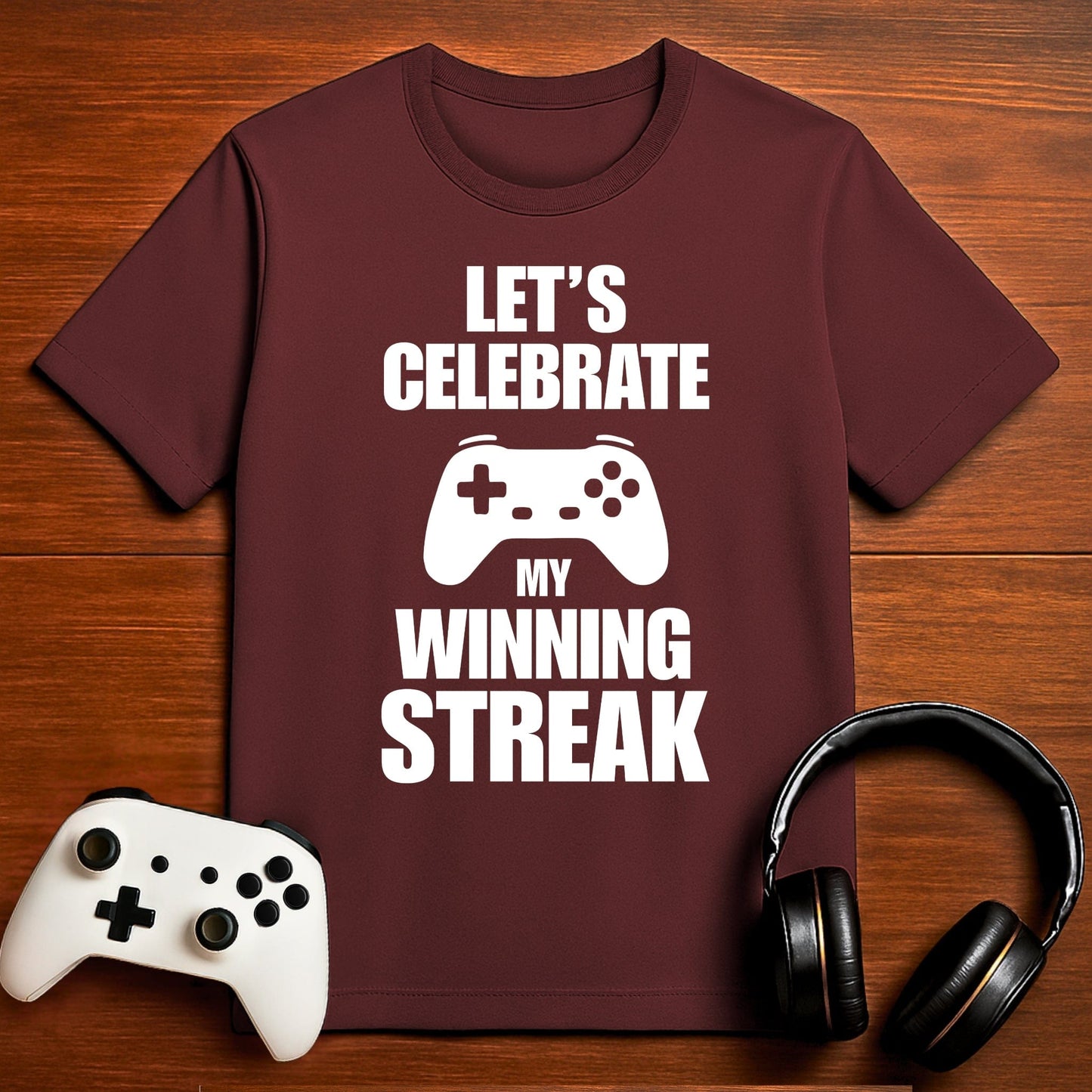 T-Shirt Maroon / S On a Streak – Let’s Party T-shirt