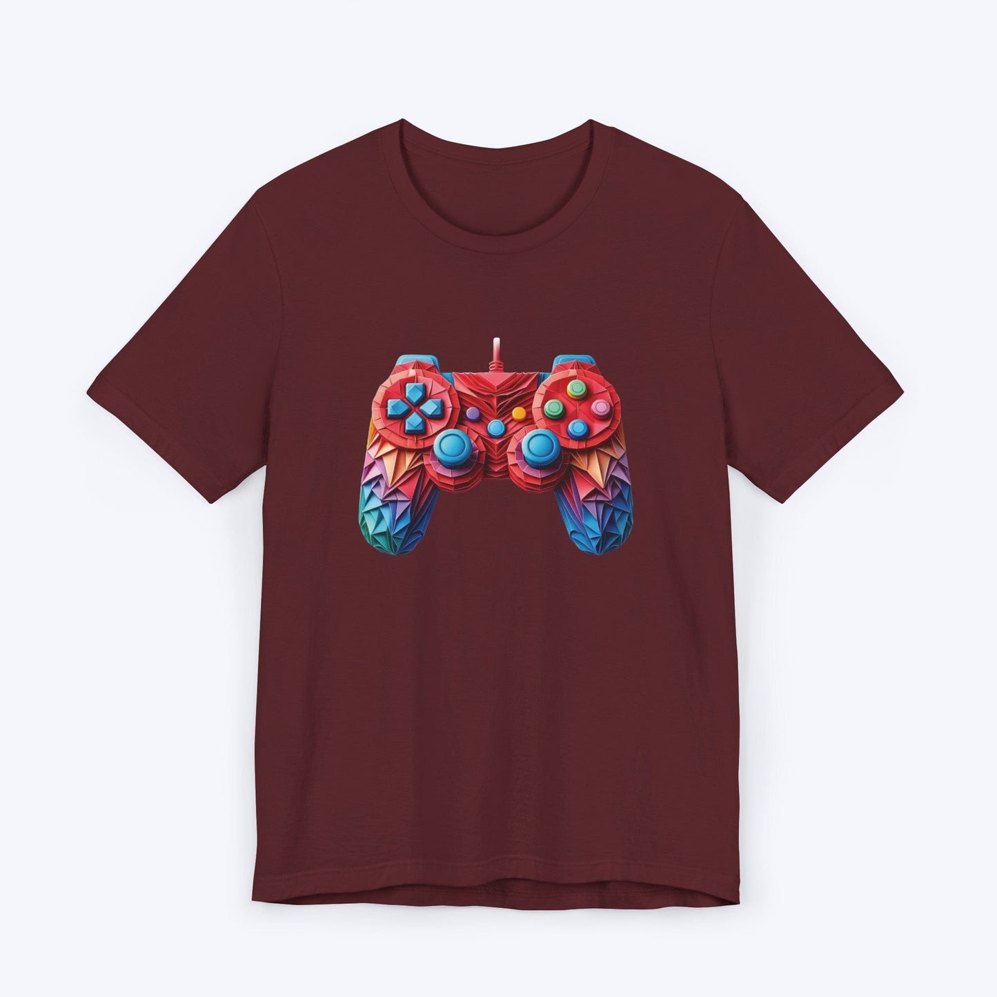 T-Shirt Maroon / S Origami Dragon Controller T-shirt