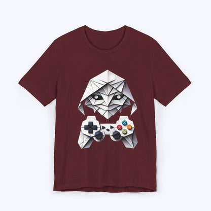 T-Shirt Maroon / S Paper Face Gamer T-shirt