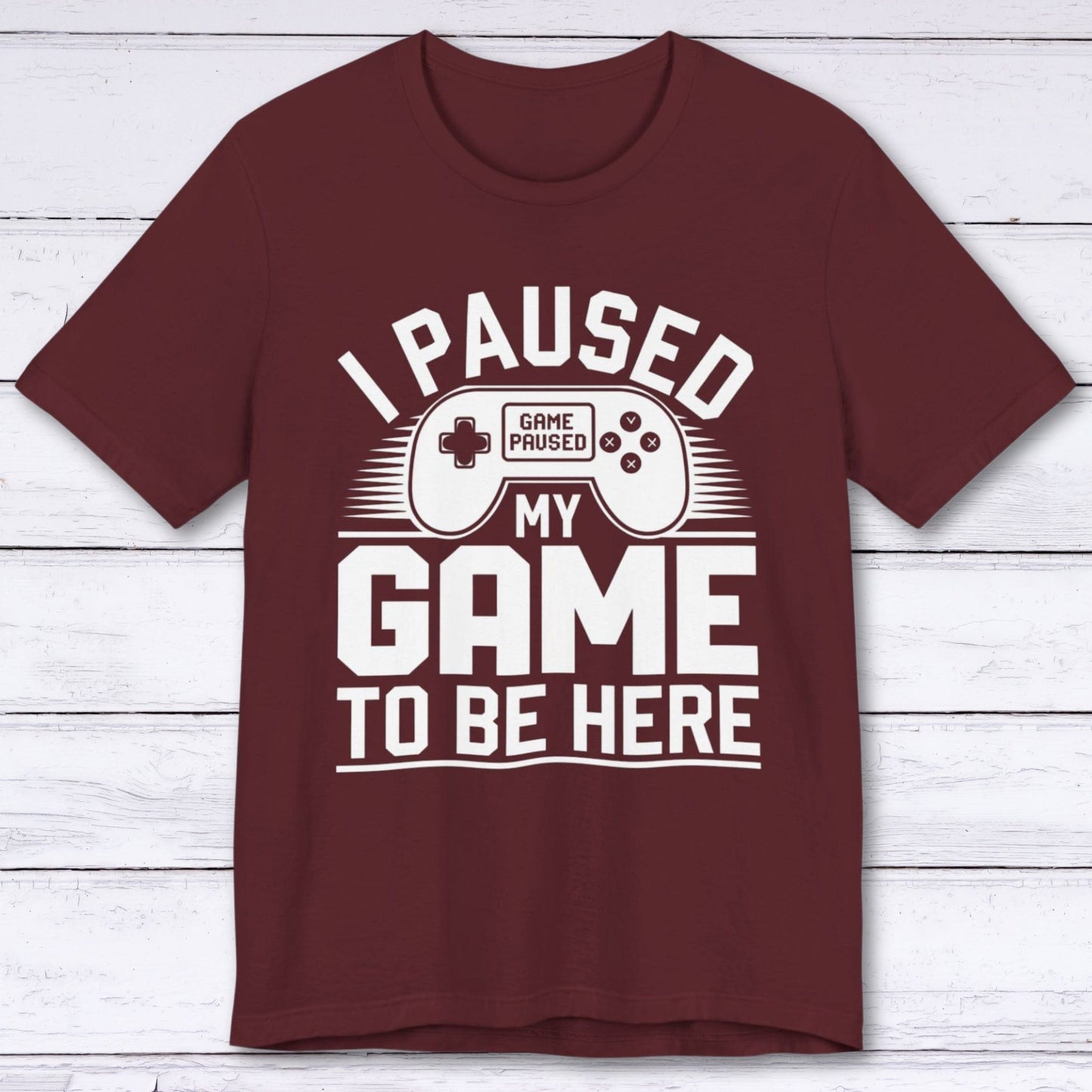 T-Shirt Maroon / S Paused for Achievement Points T-shirt